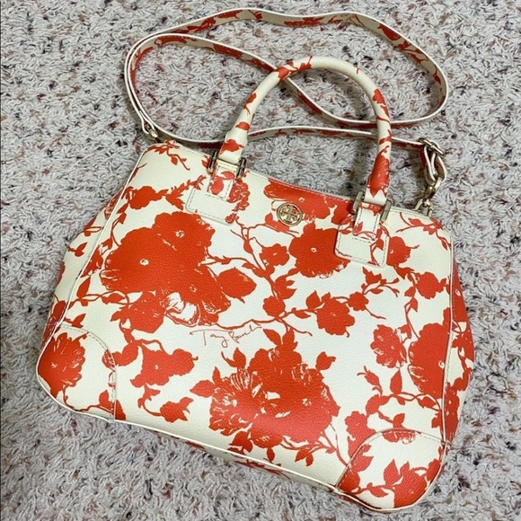 Tory Burch Handbags - Tory Burch Handbag Robinson Collection18 Floral